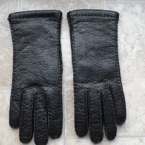 Woman  genuine leather gloves - size 6 NEW